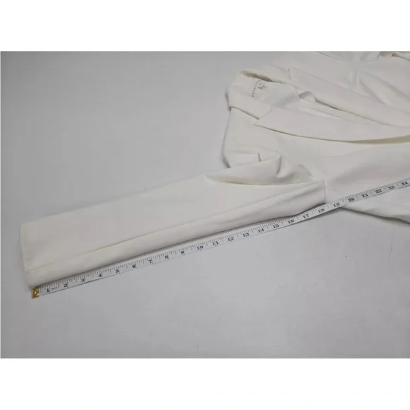 Veronica Beard Scuba Dickey Jacket Blazer White Size 0 Career Womens